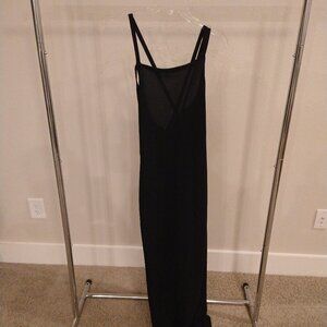 Bebe Long Sexy Black Dress (Spring Season)